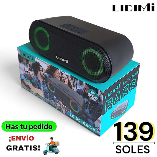 Parlante 40 WATS con carga Alterna LIDIMI LD-S010AC/R (original) 🔊