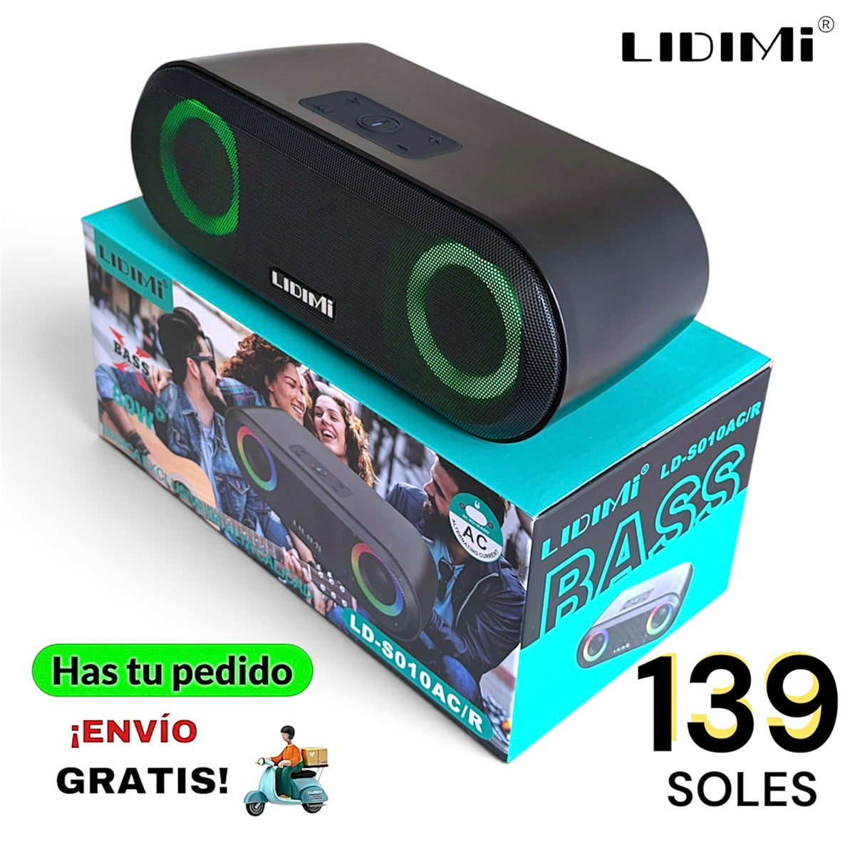 Parlante LIDIMI LD-S010AC/R (original)