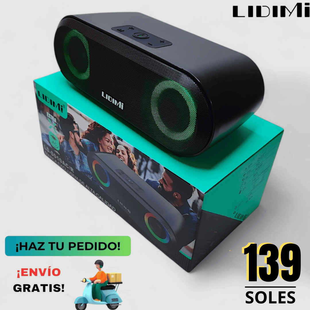 Parlante 40 WATS con carga Alterna LIDIMI LD-S010AC/R (original) 🔊