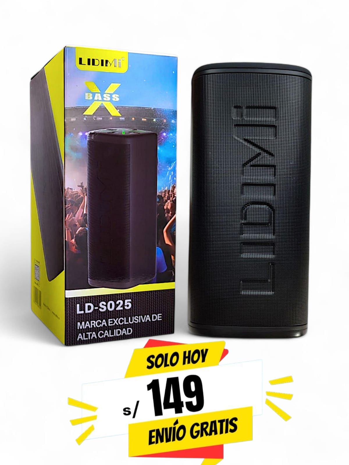 Parlante Extra bass de 40 watts LIDIMI LD-S025 (Original)