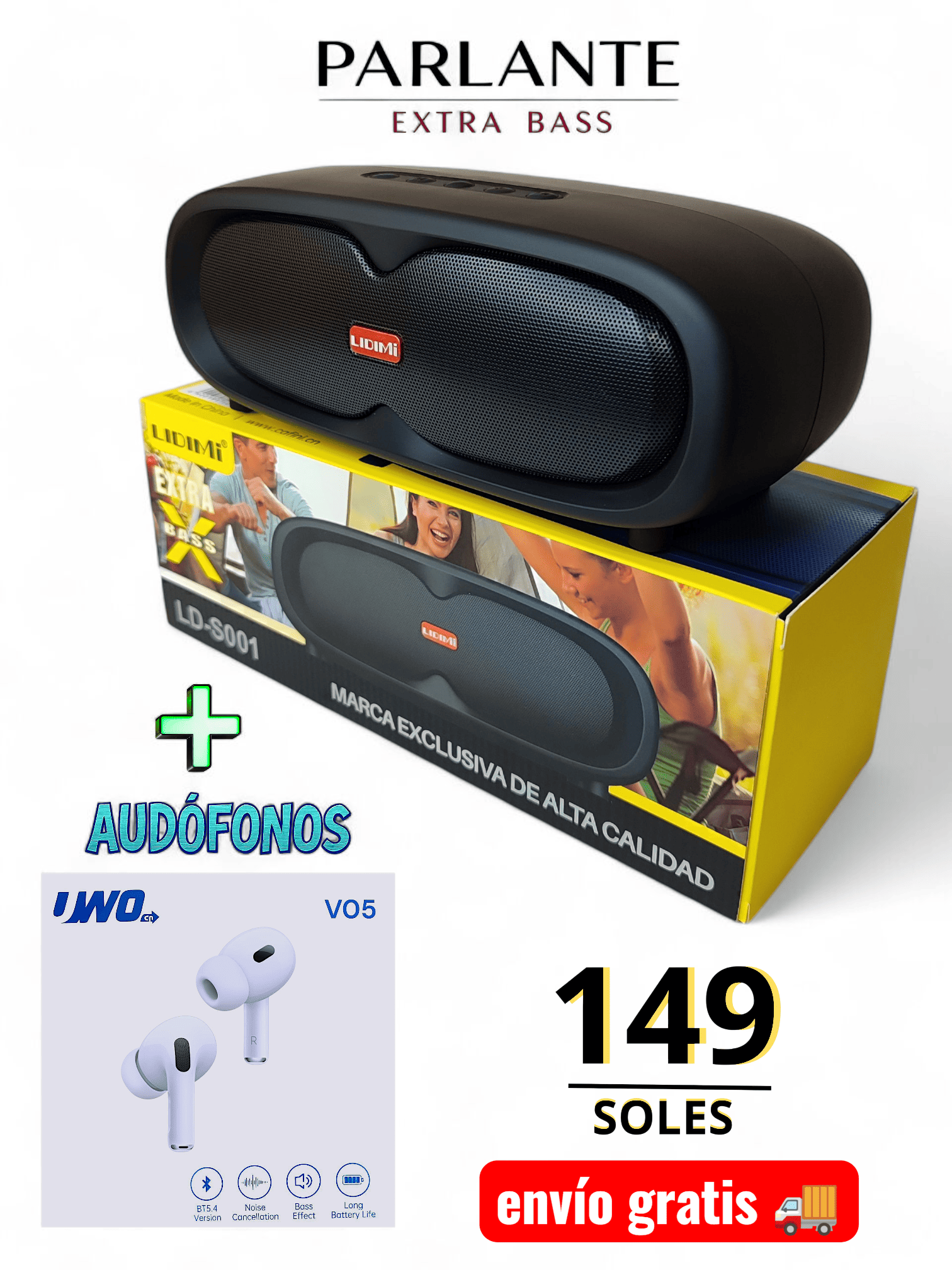 Parlante LIDIMI 40 WATTS LD-S001 (Original)